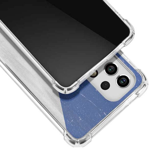 Czech Republic Flag Distressed Galaxy A53 5G Clear Case